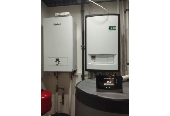 Модернізація котельні зі встановленням теплового насосу Vaillant aroTHERM split 7kw в с. Ходосівка