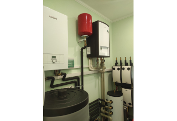 Модернізація котельні на базі повітряного теплового насосу Vaillant aroTHERM split VWL 125/5 AS в с. Хотянівка