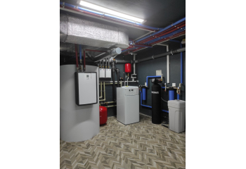 Монтаж котельні на базі геотермального теплового насосу Vaillant flexoTHERM exlusive в с. Музичі