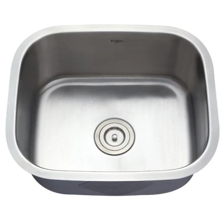 Кухонна мийка 526 х 450 х 229 мм Premier Kitchen, нержавіюча сталь  нижнього  монтажу