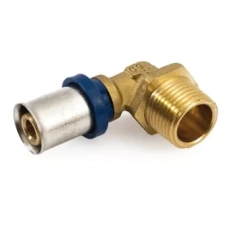 Кутник з зовнішньою різьбою 3/4"-26х3.0