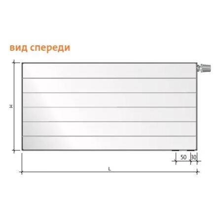 RCV 33 тип, 300х500 мм (шт.)