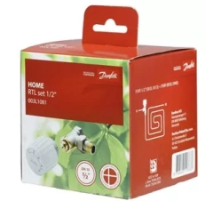 Комплект RTL DN 15, кутовий  (від +10 до +50 °С) Danfoss
