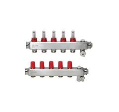 Колектор SSM 5+5, з витратомірами Danfoss