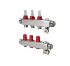 Колектор SSM 2+2, з витратомірами Danfoss