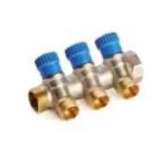 Колектор 1"х1/2", 2 виходи General Fittings