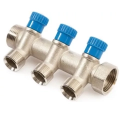 Колектор 1"х3/4" Євроконус, 3 виходи General Fittings