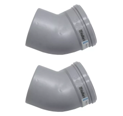 Комплект відводів димоходу 45°, Ду 130 PP (2 шт.) Vaillant