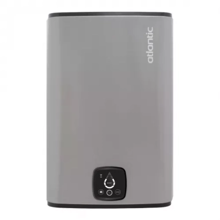 Водонагрівач вертикальний настінний, з сухим теном Atlantic Steatite Cube WI-FI ES-VM 75 S4 C2 WD (2400W) silver