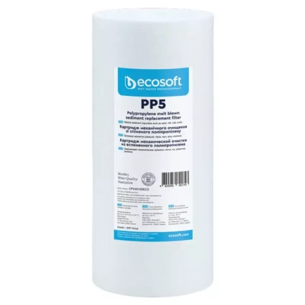 Картридж зі спіненого поліпропілену Ecosoft 4,5"х10"