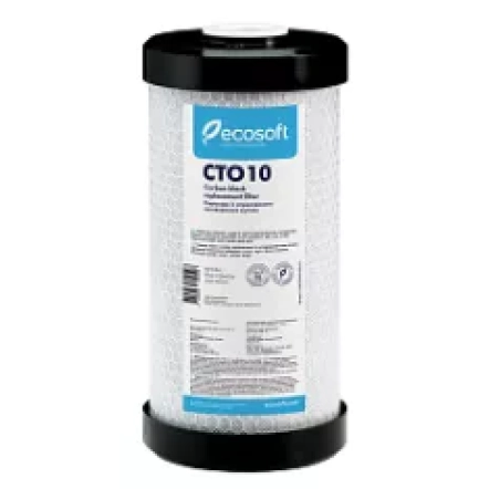 Картридж зі спресованим активованим вугіллям Ecosoft 4,5"х10"