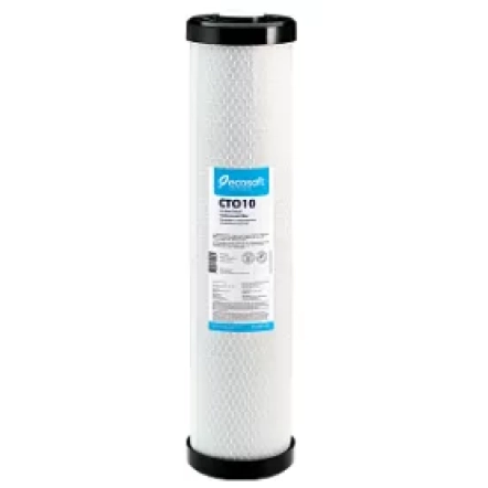 Картридж зі спресованим активованим вугіллям Ecosoft 4,5"х20"