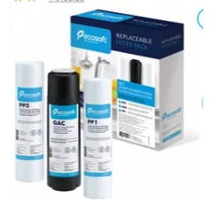 Комплект картриджів Ecosoft 1-2-3 для фільтрів зворотного осмосу