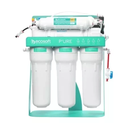 Фільтр зворотного осмосу Ecosoft P'URE AquaCalcium MINT з помпою на станині