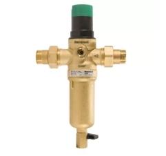 Фільтр для гарячої води з регулятором тиску 3/4", 100 мкм. Тmax - 70 °C. РN16 Resideo