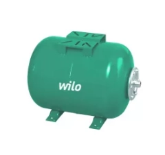 Гідроакумулятор 50 л Wilo-A ХВП, ГВП, 10/3,5 бар зелений горизонтальний