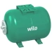 Гідроакумулятор 20 л Wilo-A ХВП, ГВП, 10/3,5 бар зелений горизонтальний