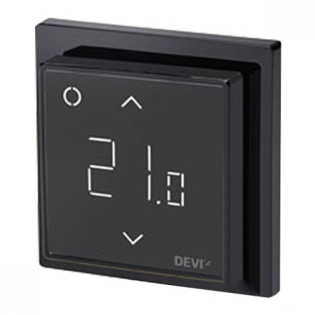 Терморегулятор DEVIreg Smart Wi-Fi чорний