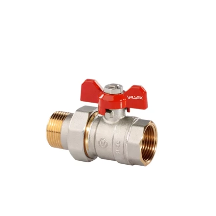 Кран кульовий з американкою прямий 3/4" ЗВ ORO