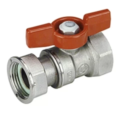 Кран кульовий з накидною гайкою 3/4"x1" ВВ