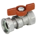 Кран кульовий з накидною гайкою 3/4"x1" ВВ