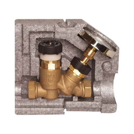 Циркуляційний вентиль Meibes ВР-ВР 50–60 °С, Rp 1/2" DN15