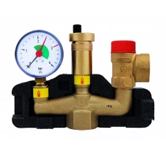 Група безпеки котла 100кВт 3бар 1" в ізоляції KSG maxi
