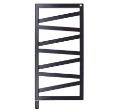 Рушникосушка TERMA WIND, 750x500 (soft Black) + тен з рег. DRY