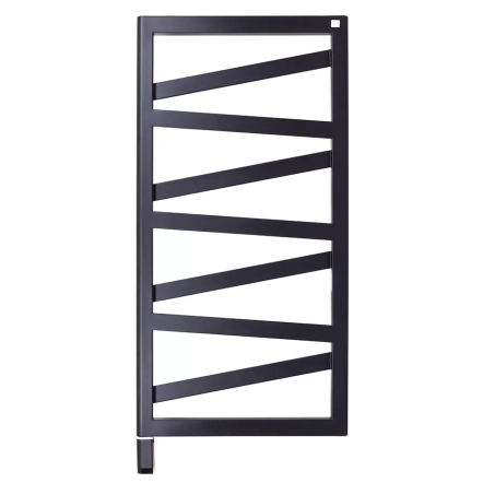 Рушникосушка TERMA WIND, 750x500 (soft Black) + тен з рег. DRY
