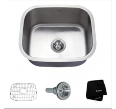 Кухонна мийка 584 х 445 х 229 мм Premier Kitchen, нержавіюча сталь  нижнього  монтажу