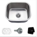 Кухонна мийка 584 х 445 х 229 мм Premier Kitchen, нержавіюча сталь  нижнього  монтажу