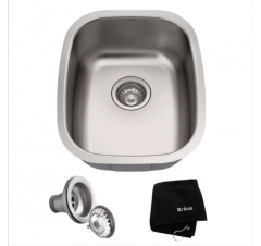 Кухонна мийка 381 х 470 х 178 мм Premier Kitchen, нержавіюча сталь  нижнього  монтажу