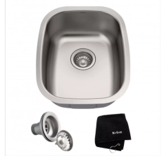 Кухонна мийка 381 х 470 х 178 мм Premier Kitchen, нержавіюча сталь  нижнього  монтажу