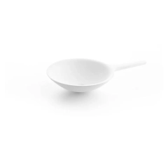 Раковина кругла 420x120, накладна, solid surface, білий, SAJA Bathco