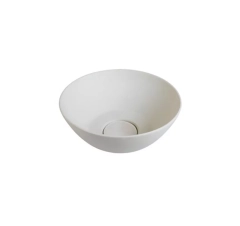 Раковина кругла 430x160, накладна, кераміка, білий, NEW CUENCA Bathco