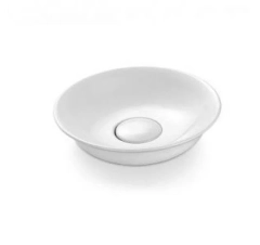 Раковина кругла 450x120, накладна, кераміка, білий, CUENCA Bathco