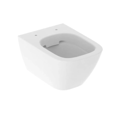 Унітаз підвісний Smyle Square Compact, Rimfree, без сидіння/кришки (кришки для комплектації 500.688.01.1\500.240.01.1\500.687.01.1) колір: білий Geberit