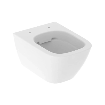 Унітаз підвісний Smyle Square Compact, Rimfree, без сидіння/кришки (кришки для комплектації 500.688.01.1\500.240.01.1\500.687.01.1) колір: білий