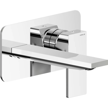 Змішувач для раковини прихованого монтажу Seven, вилив 173 мм, колір: хром (необхідна вбудована частина WE00198)