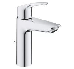 Змішувач для умивальника Eurosmart, з донним клапаном, M, колір: хром Grohe