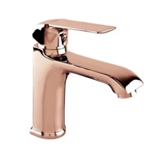 Змішувач для умивальника з донним клапаном AURORA ROSE GOLD VALVEX Змішувач для умивальника з донним клапаном AURORA ROSE GOLD VALVEX