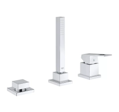Змішувач  Eurocube  для ванни одноважільний на 3 отвори Grohe